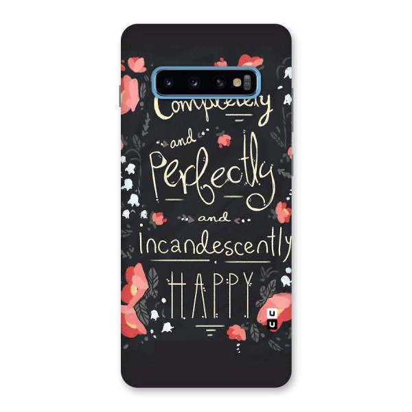 Completely Happy Back Case for Galaxy S10 Plus