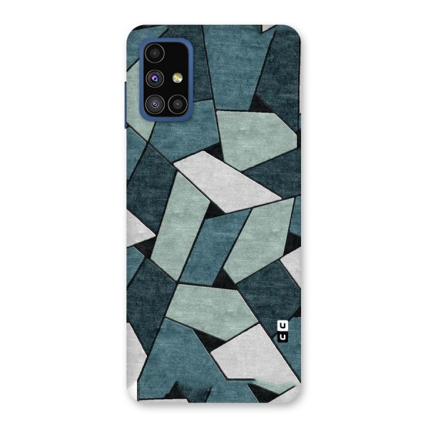 Concrete Green Abstract Back Case for Galaxy M51