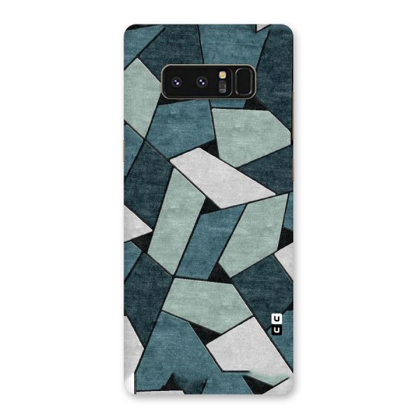 Concrete Green Abstract Back Case for Galaxy Note 8