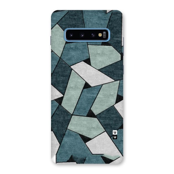 Concrete Green Abstract Back Case for Galaxy S10 Plus