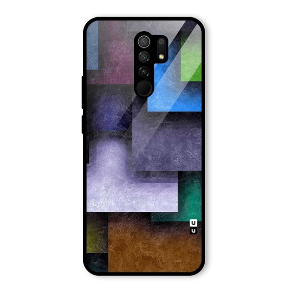 Concrete Squares Glass Back Case for Redmi 9 Prime