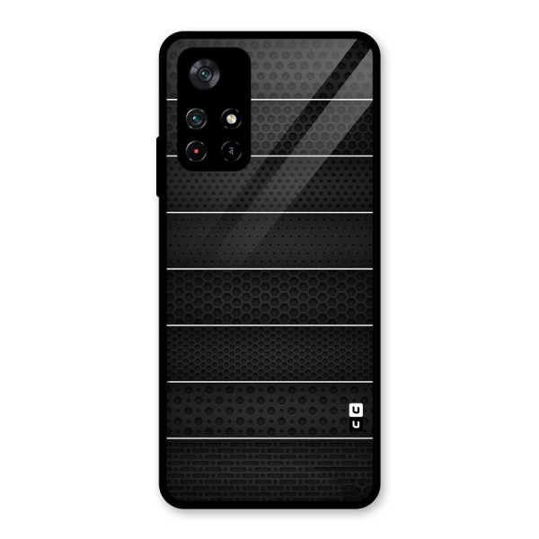 Concrete Stripes Glass Back Case for Poco M4 Pro 5G