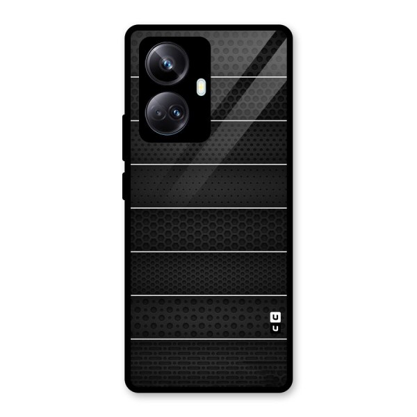 Concrete Stripes Glass Back Case for Realme 10 Pro Plus