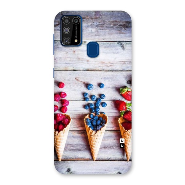 Cone Fruits Design Back Case for Galaxy M31