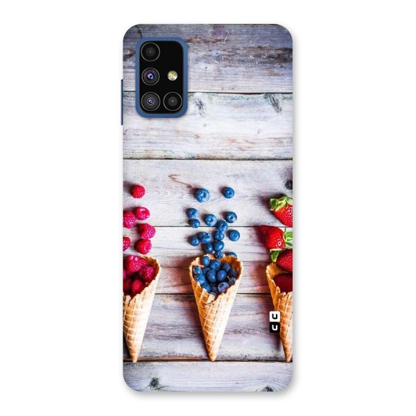 Cone Fruits Design Back Case for Galaxy M51