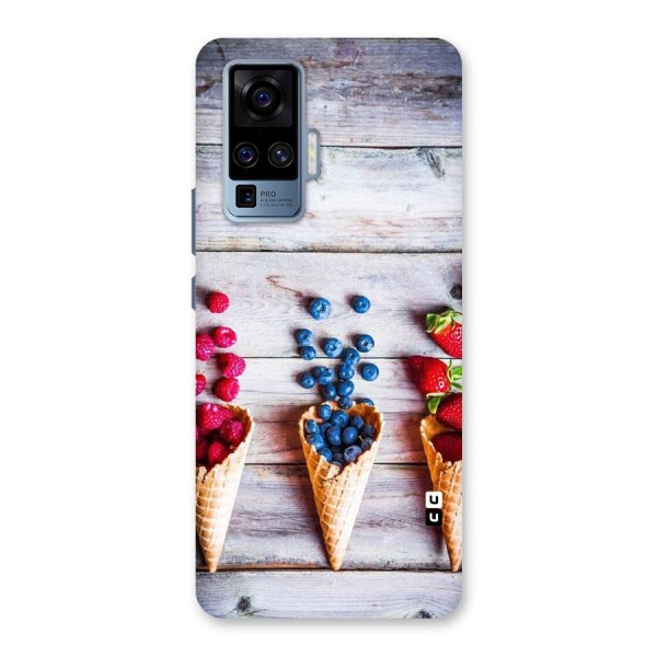 Cone Fruits Design Back Case for Vivo X50 Pro