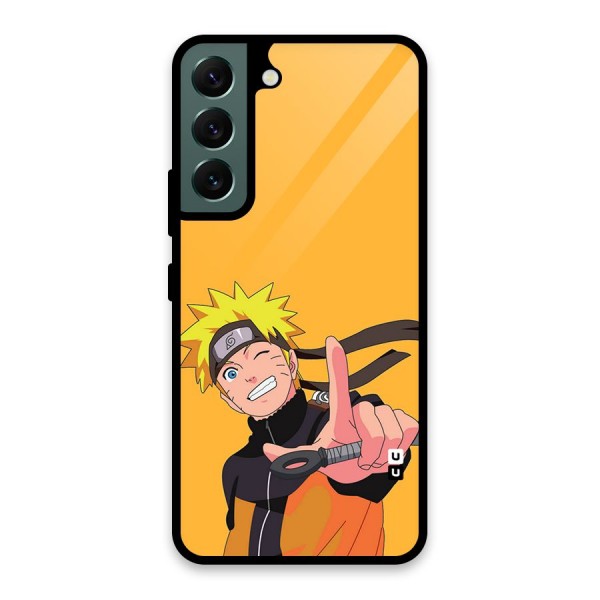Cool Aesthetic Naruto Glass Back Case for Galaxy S22 5G