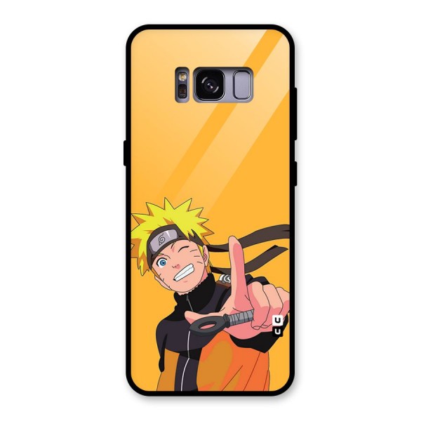 Cool Aesthetic Naruto Glass Back Case for Galaxy S8