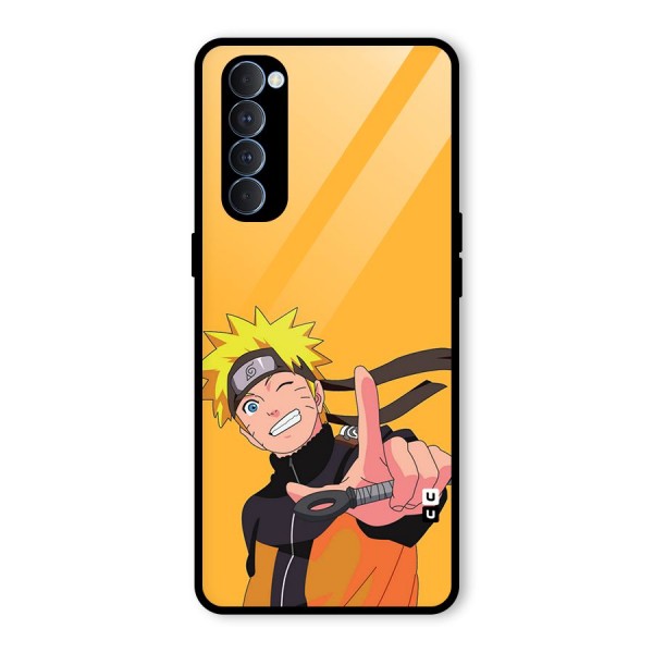 Cool Aesthetic Naruto Glass Back Case for Oppo Reno4 Pro