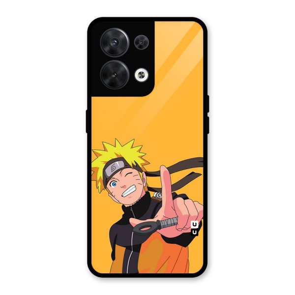 Cool Aesthetic Naruto Glass Back Case for Oppo Reno8 5G