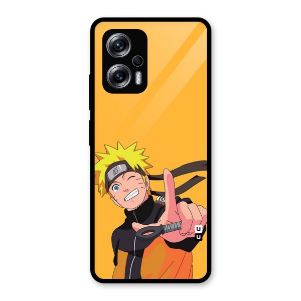 Cool Aesthetic Naruto Glass Back Case for Redmi K50i