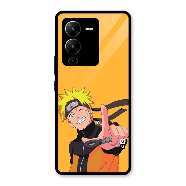 Cool Aesthetic Naruto Glass Back Case for Vivo V25 Pro