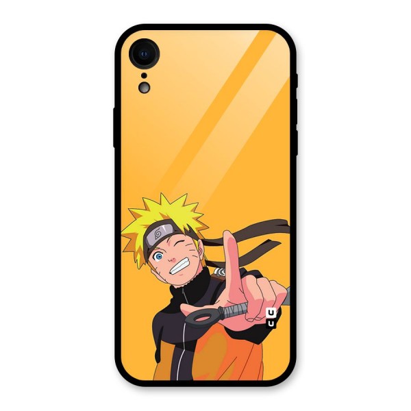 Cool Aesthetic Naruto Glass Back Case for XR