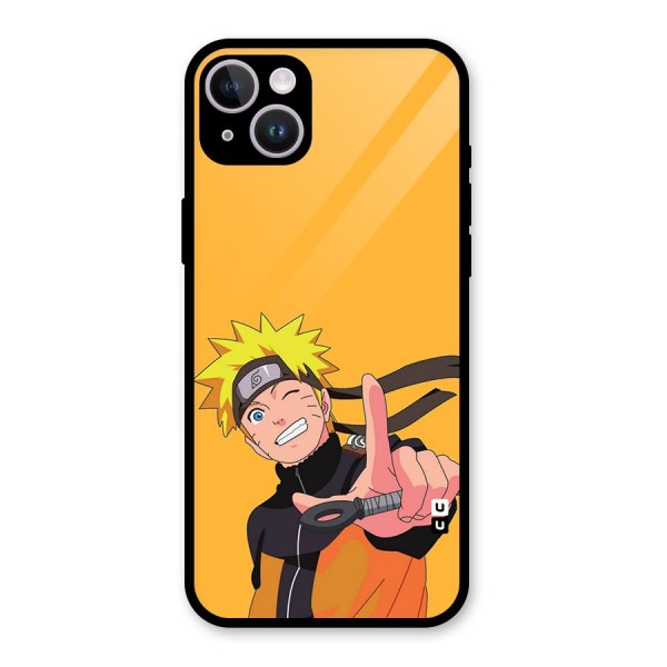 Cool Aesthetic Naruto Glass Back Case for iPhone 14 Plus