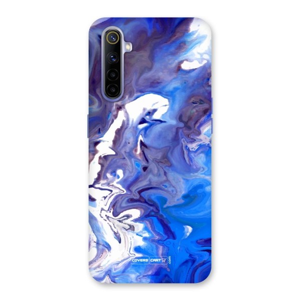 Cool Blue Marble Texture Back Case for Realme 6