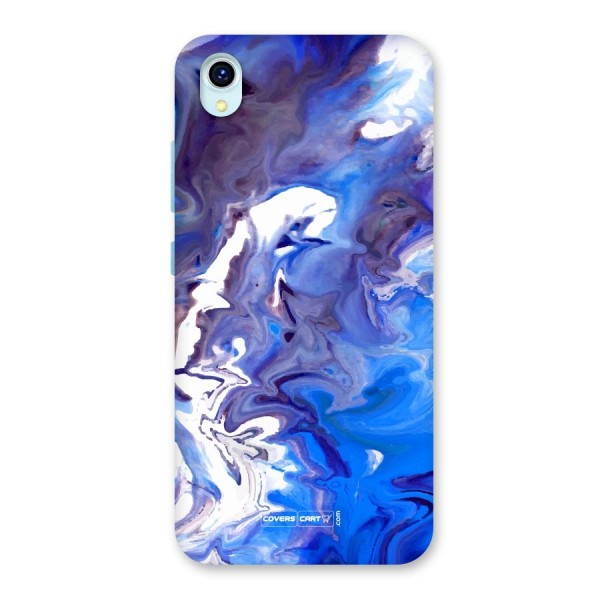 Cool Blue Marble Texture Back Case for Vivo Y1s