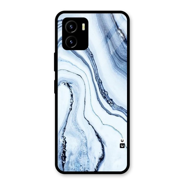 Cool Marble Art Glass Back Case for Vivo Y15s