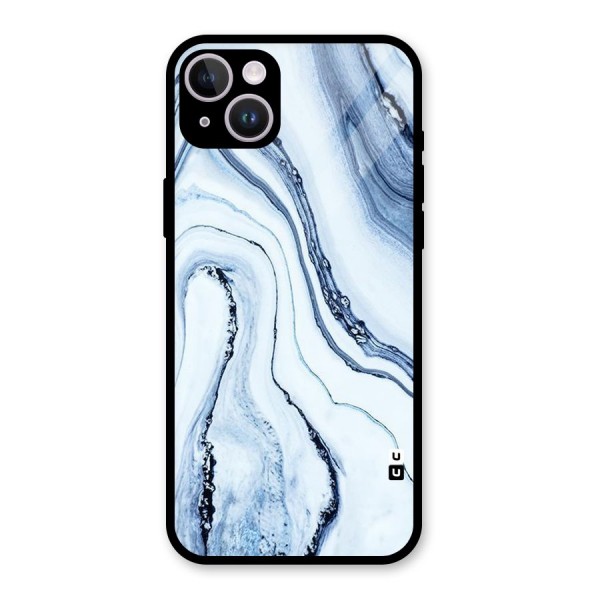 Cool Marble Art Glass Back Case for iPhone 14 Plus