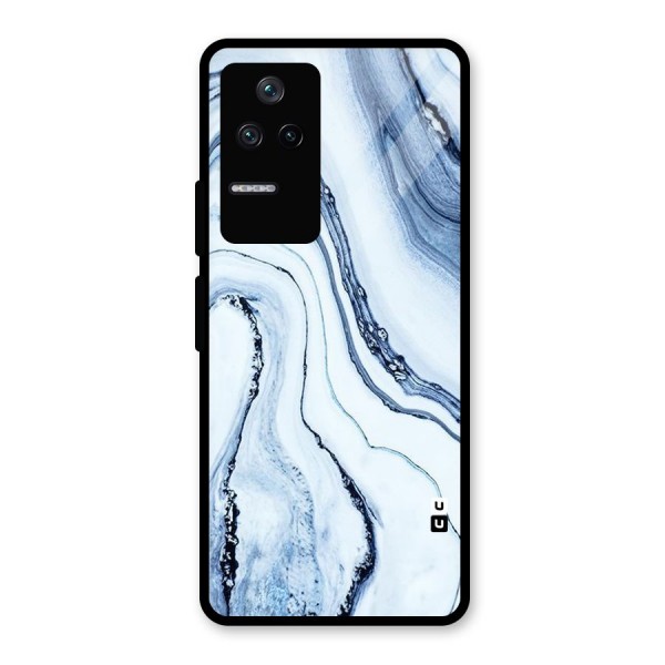 Cool Marble Style (Printed) Glass Back Case for Poco F4 5G