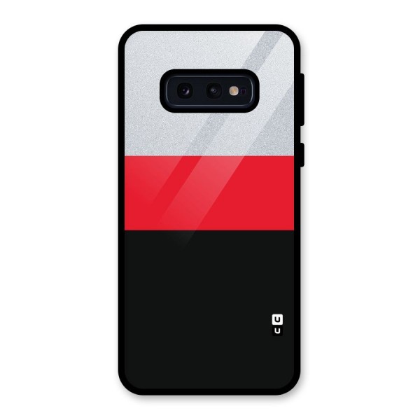 Cool Melange Stripe Glass Back Case for Galaxy S10e