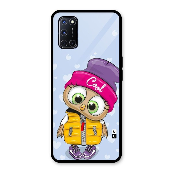 Cool Owl Glass Back Case for Oppo A52