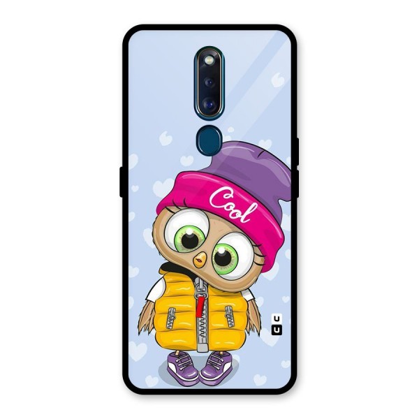 Cool Owl Glass Back Case for Oppo F11 Pro