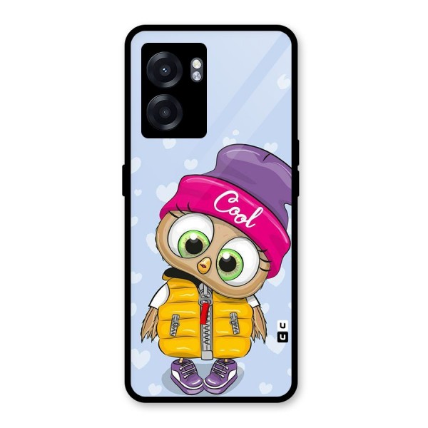 Cool Owl Glass Back Case for Oppo K10 (5G)