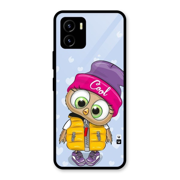 Cool Owl Glass Back Case for Vivo Y15s