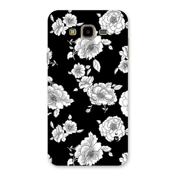 Cool Pattern Flowers Back Case for Galaxy J7 Nxt