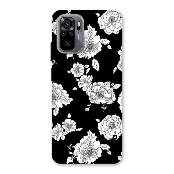 Cool Pattern Flowers Back Case for Redmi Note 10