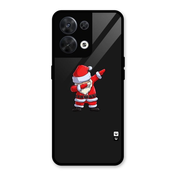 Cool Santa Dab Glass Back Case for Oppo Reno8 5G