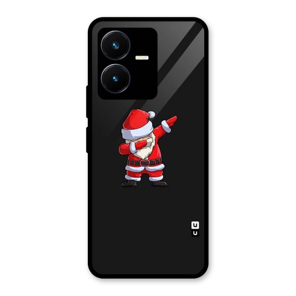 Cool Santa Dab Glass Back Case for Vivo Y22