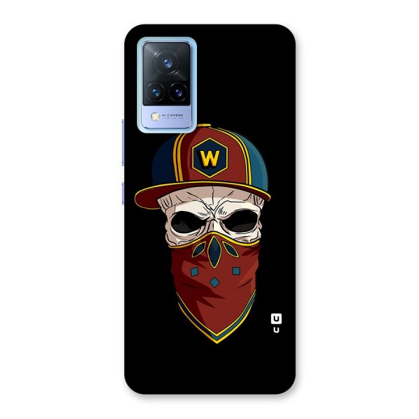 Cool Skull Mask Cap Back Case for Vivo V21 5G