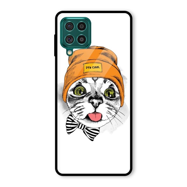 Cool cat Glass Back Case for Galaxy F62