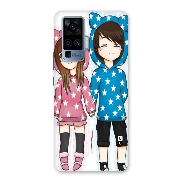 Couple In Stars Back Case for Vivo X50 Pro