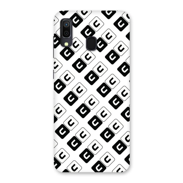 CoversCart Diagonal Banner Back Case for Galaxy A20