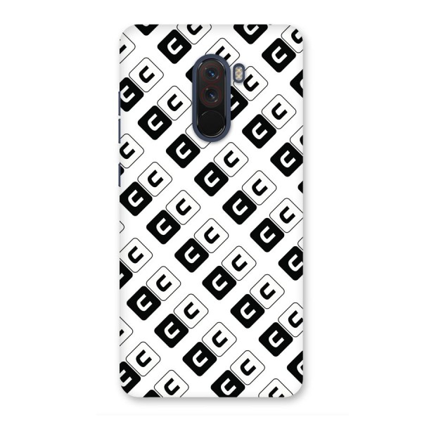 CoversCart Diagonal Banner Back Case for Poco F1