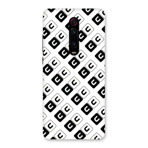 CoversCart Diagonal Banner Back Case for Redmi K20