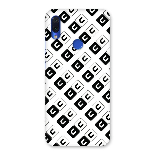 CoversCart Diagonal Banner Back Case for Redmi Note 7