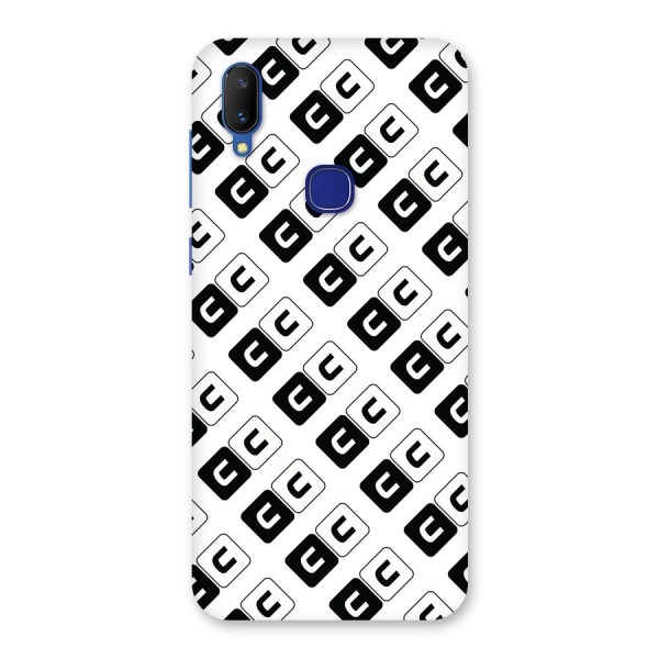 CoversCart Diagonal Banner Back Case for Vivo V11