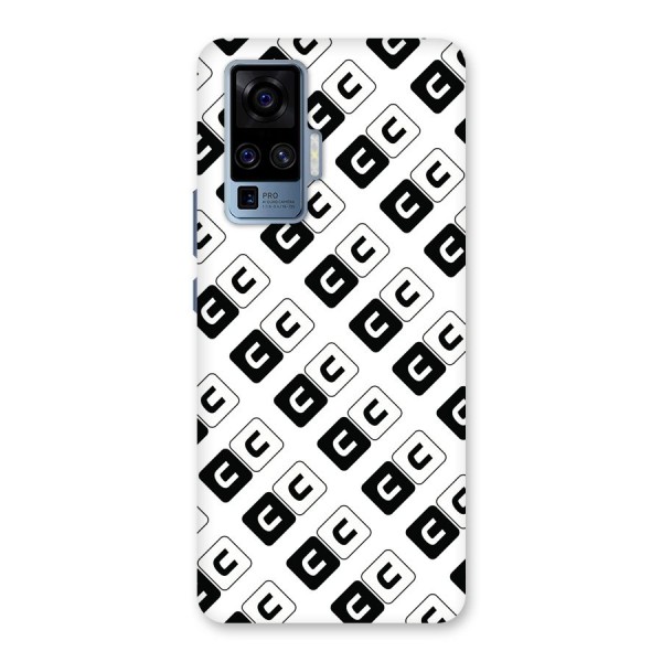 CoversCart Diagonal Banner Back Case for Vivo X50 Pro