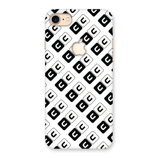 CoversCart Diagonal Banner Back Case for iPhone 7 Apple Cut