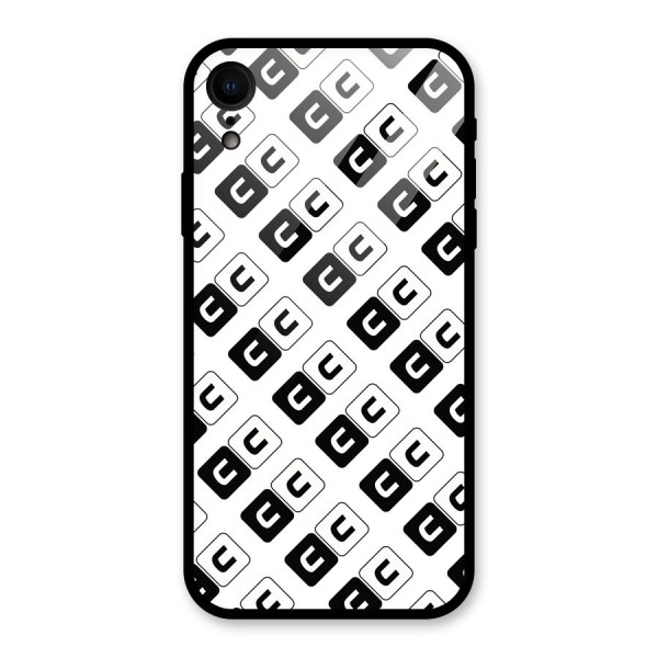 CoversCart Diagonal Banner Glass Back Case for XR