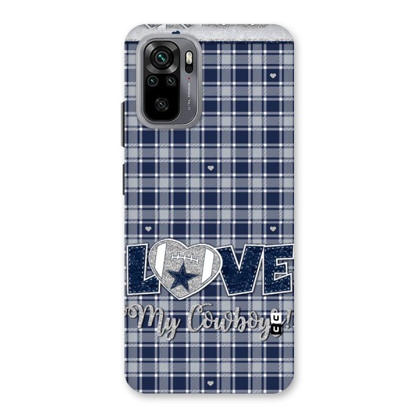 Cowboy Love Back Case for Redmi Note 10