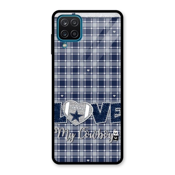 Cowboy Love Glass Back Case for Galaxy A12