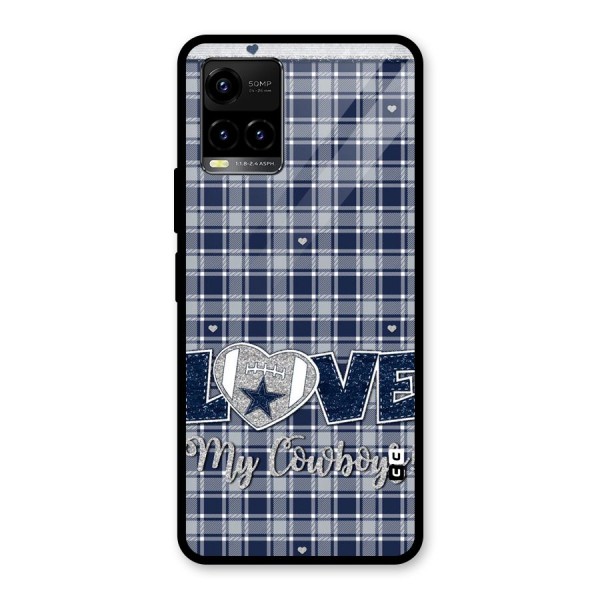 Cowboy Love Glass Back Case for Vivo Y21A