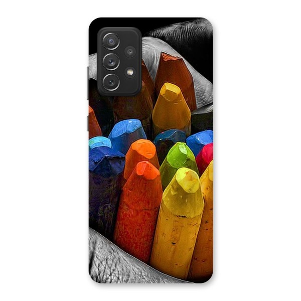 Crayons Beautiful Back Case for Galaxy A72