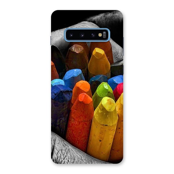 Crayons Beautiful Back Case for Galaxy S10 Plus