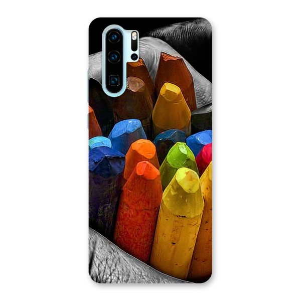 Crayons Beautiful Back Case for Huawei P30 Pro