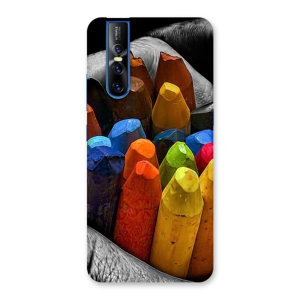 Crayons Beautiful Back Case for Vivo V15 Pro